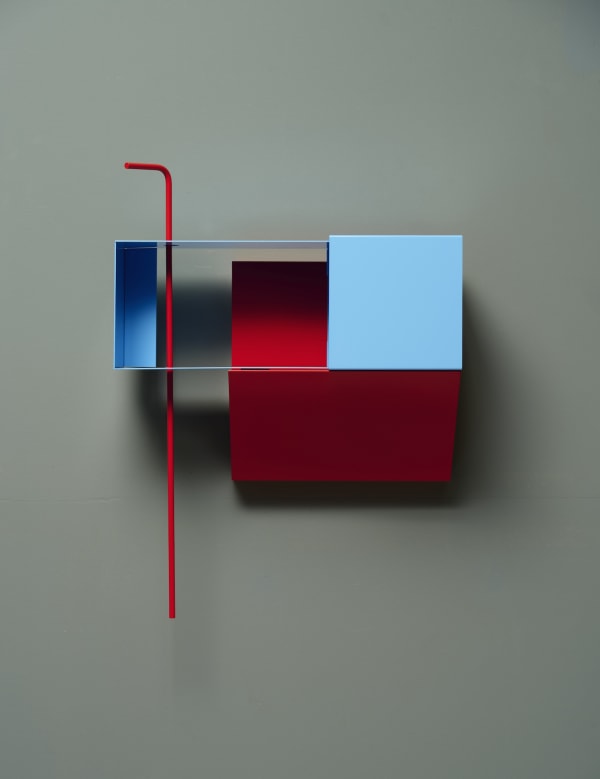 BR-01, 2021, steel, powder coat, 60.4 x 54 x 22 cm