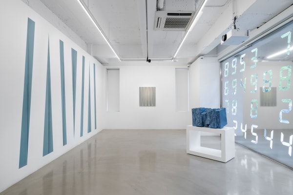 Installation view: Lagrange Point: Suzanne Song and Kim Sang Gyun, Gallery Baton, 2023. Courtesy of Gallery Baton