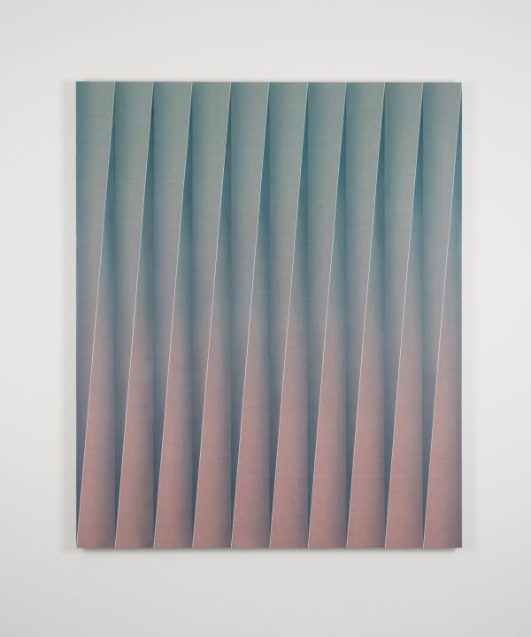 Suzanne Song, Interlace, 2024, acrylic pigment on linen, 127 x 105.4 cm