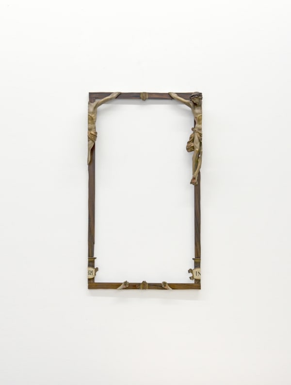 Frame, 2013, Christian Cross, 75 x 42 x 7 cm