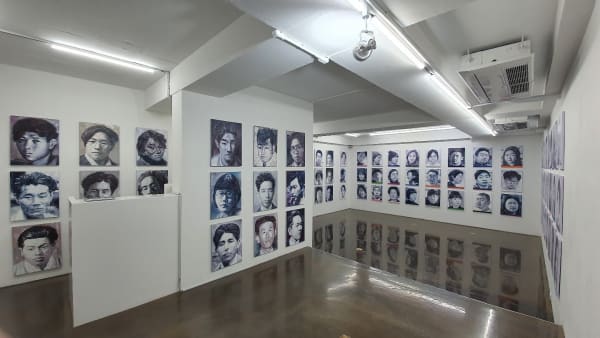 Installation view: People and People, Space Lo, 2022