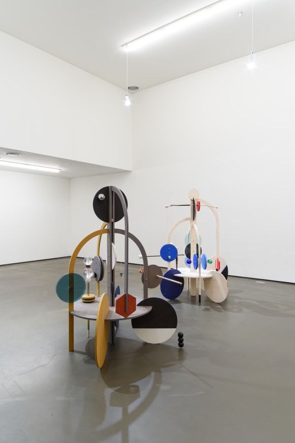 Total eclipse, 2020, wood, glass, metal, dimensions variable