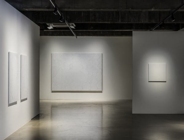 Installation view: Line, Curve, A Colorful Guesture, Gallery Baton, 2019
