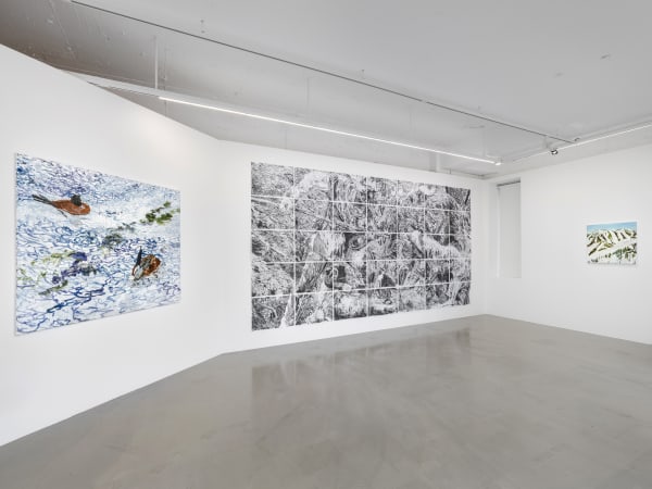 Installation view: Die Eberjagd, Gallery Baton, 2024