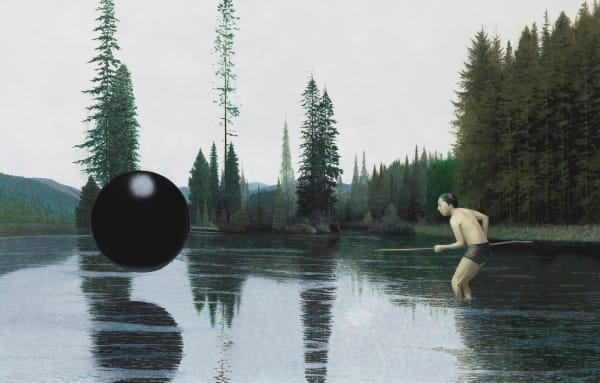 Enemy, 2023, oil on canvas, 145.5 x 227 cm