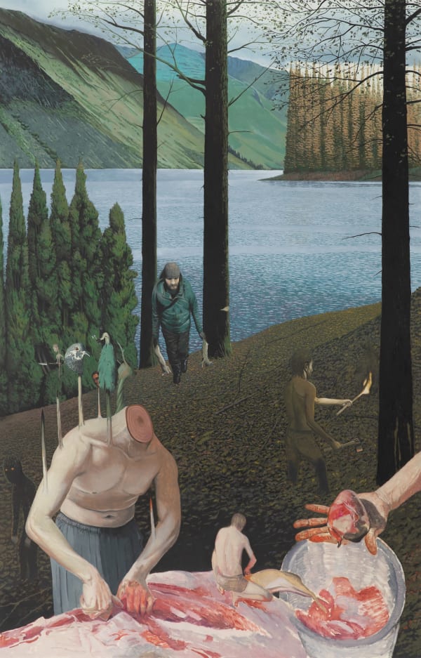 Hunting Note, 2023, oil on canvas, 227 x 145.5 cm