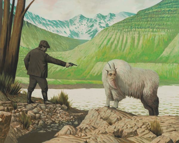 Old Ruler, 2024, oil on canvas, 73 x 91 cm