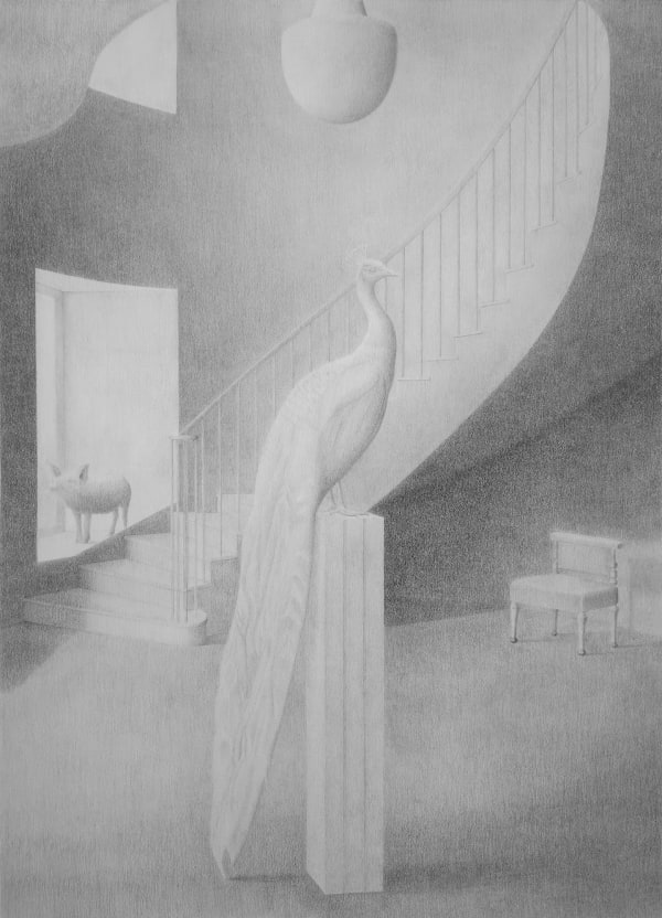 Conqueror, 2022, graphite on paper, 105 x 75 cm