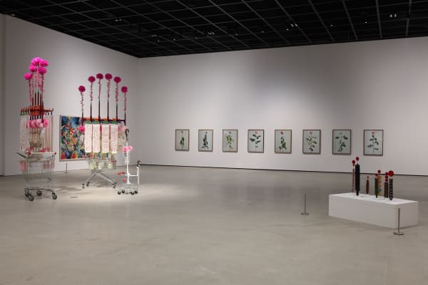 Installation view: Romance Rooted in Eternity: Flowers in Bloom, Jeonnam Museum of Art, 2023