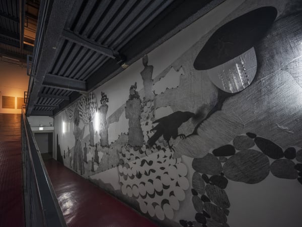 Installation view: The Wanderer, Commissioned by the 14th Gwangju Biennale, supported by Arario Gallery, 2023, Courtesy the artist and Gwangju Biennale Foundation, Photo by glimworkers