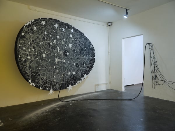 Installation view: Hole Way, 5%, 2022