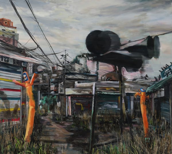 Unexpected Siren, 2019, oil on linen, 90 x 100 cm. MMCA Collection