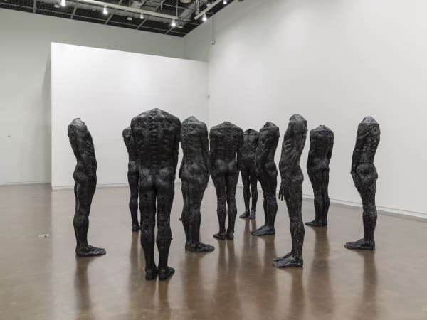 Installation view: Standing Human, Cheongju Art Studio, 2020