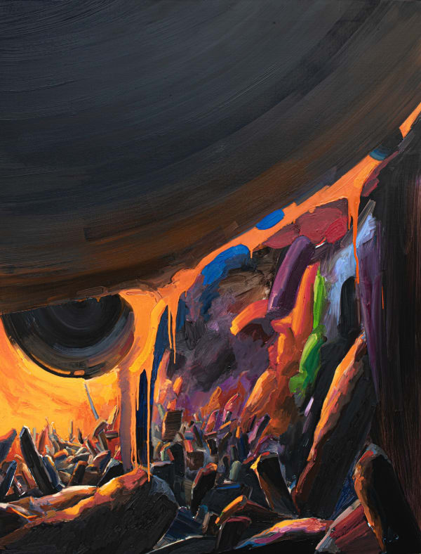 Secret of My Neighbor, 2024, oil on canvas, 145.5 x 112.1 cm