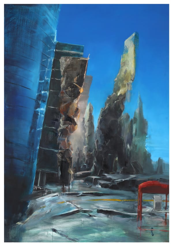 Especially when..., 2019, oil on canvas, 162.2 x 112.1 cm
