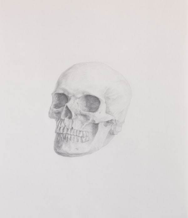 Untitled Portrait, 2021, pencil on paper, 52.5 × 45.7 cm