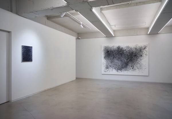 Installation view: Ebony and Irony, Drawing Room, 2021