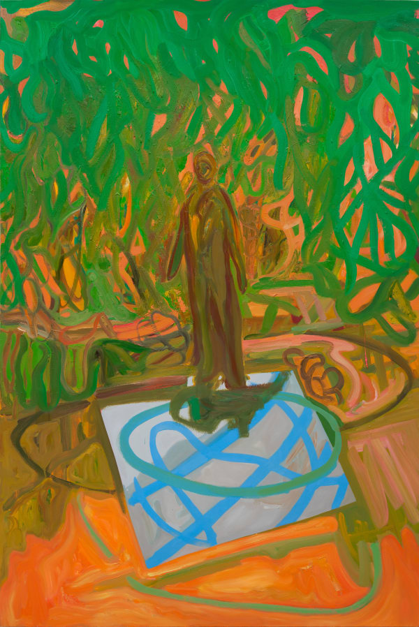 Boundary, 2022, oil on canvas, 130cm x 194 cm