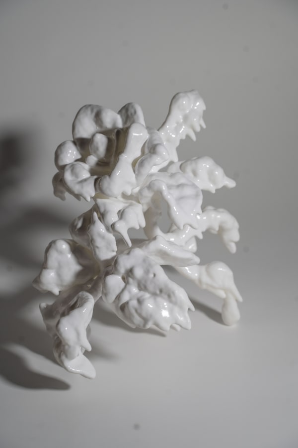 The Origin of From 603, 2023, Resin, Urethane paint, 30×27×31 cm