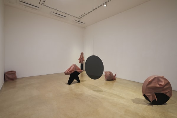 Installation view: Yoon Ji Young, Yellow Blues_, One and J. Gallery, 2021