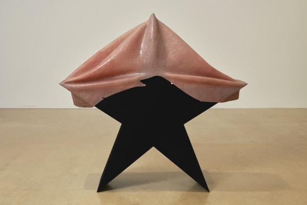 Me, No, 2021. silicone, polyester transparent thread, metal(+powder coated), musou black, The volume of each work from the series 'Me, No' is the same. (approx. 65,416㎤), Edition of 1, 1 AP.