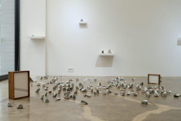 Installation view: The Time When Stones Meet, B77 Gallery, 2021
