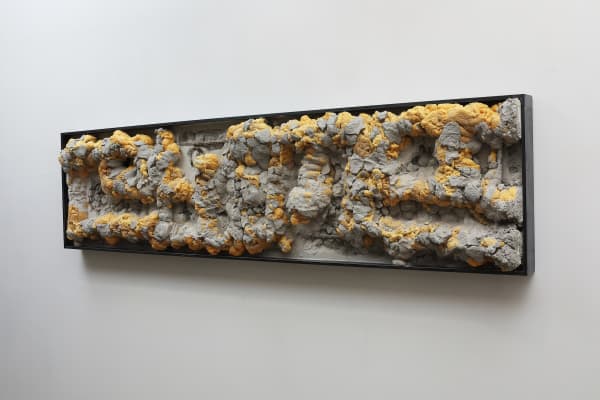 Demolition, 2021, Cement, Rebar, Polyurethane, 46 x 180 cm