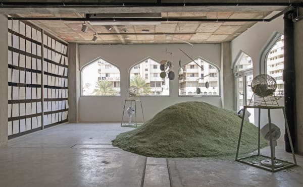 Installation view: Thinking Historically in the Present, A Man without a Country, 2023, Courtesy of Sharjah Biennial