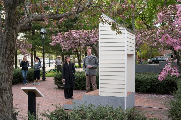 Installation view: American Dream Exchange, Goger Williams Nationl Memorial, 2011