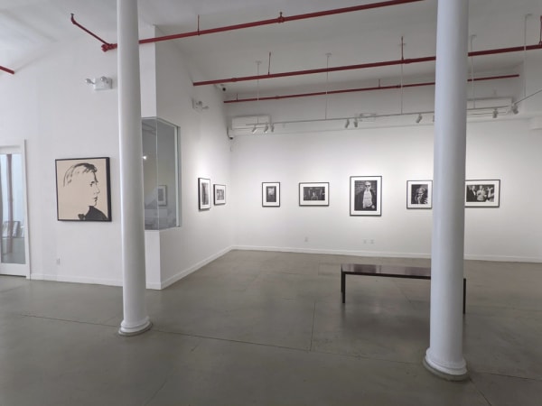 Installation view of our 2022 exhibition Warhol B&W, 1950s-80s at Westwood Gallery NYC