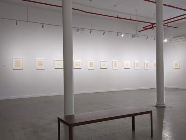 Installation view of our 2022 exhibition Warhol B&W, 1950s-80s at Westwood Gallery NYC