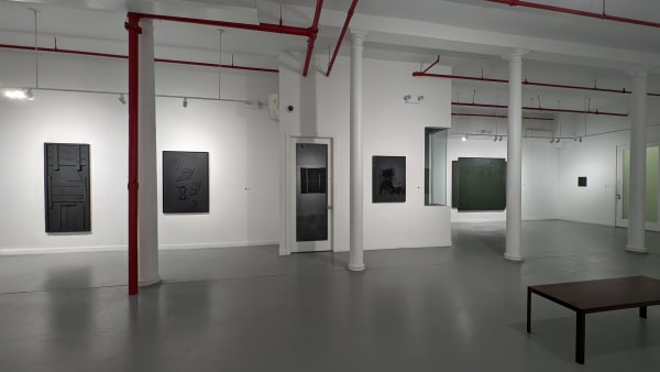 Installation view of our 2024 exhibition Artists on the Bowery Part 5 at Westwood Gallery NYC