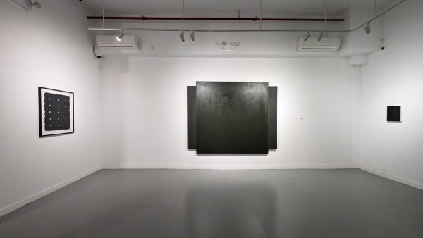 Installation view of our 2024 exhibition Artists on the Bowery Part 5 at Westwood Gallery NYC