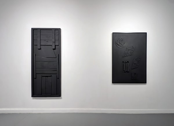 Installation view of our 2024 exhibition Artists on the Bowery Part 5 at Westwood Gallery NYC