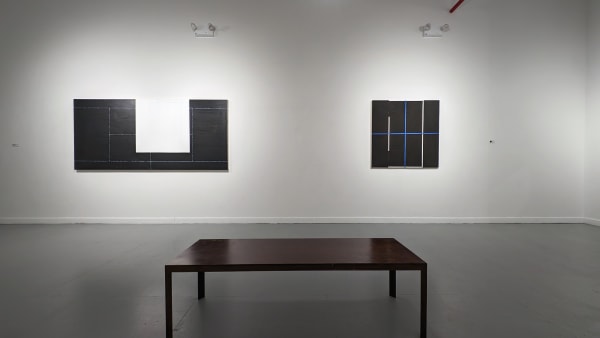 Installation view of our 2024 exhibition Artists on the Bowery Part 5 at Westwood Gallery NYC