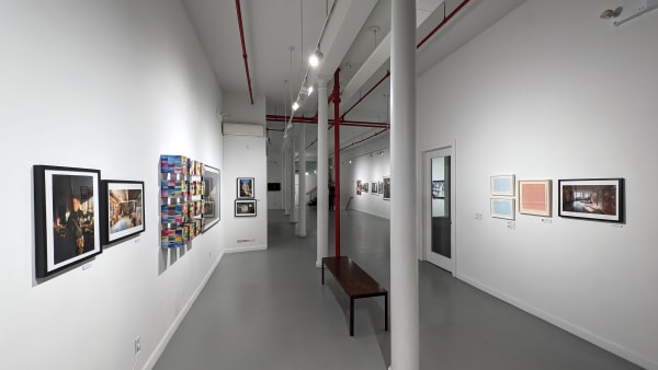 Installation view of our 2024 exhibition Loft Law: Photographs by Joshua Charow at Westwood Gallery NYC