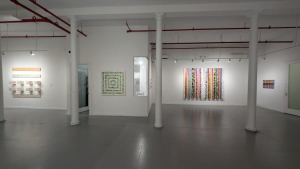 Installation view of our 2024 exhibition Steve Silver: Empirical Horizons at Westwood Gallery NYC