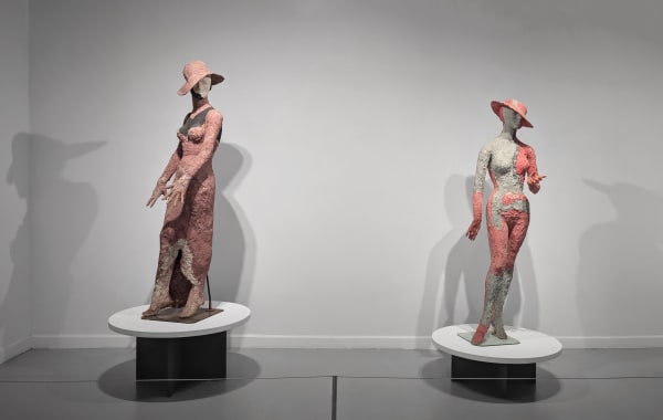 Installation view of our 2025 exhibition The Secret Sculptures of Andy Warhol & Victor Hugo: An Investigative Journey at Westwood Gallery NYC