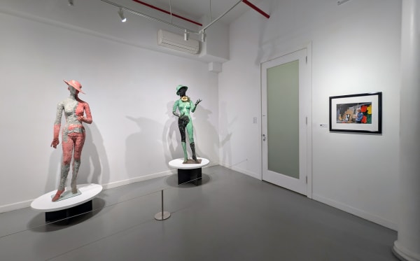 Installation view of our 2025 exhibition The Secret Sculptures of Andy Warhol & Victor Hugo: An Investigative Journey at Westwood Gallery NYC