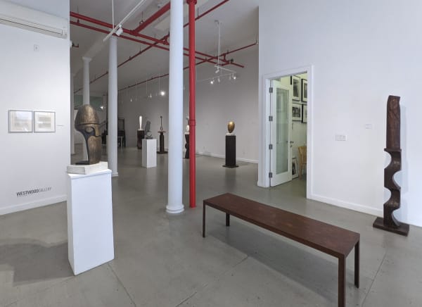 Installation view of Constantin Antonovici: Mythical Modernism at Westwood Gallery NYC 2021