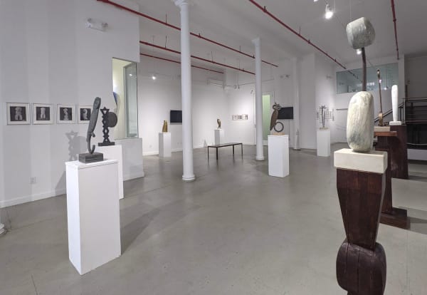 Installation view of Constantin Antonovici: Mythical Modernism at Westwood Gallery NYC 2021