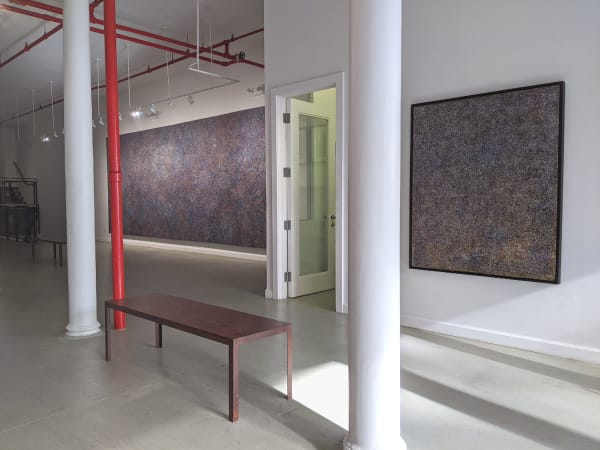 Installation view of James Juthstrom: Imagining the Cosmos at Westwood Gallery NYC 2020