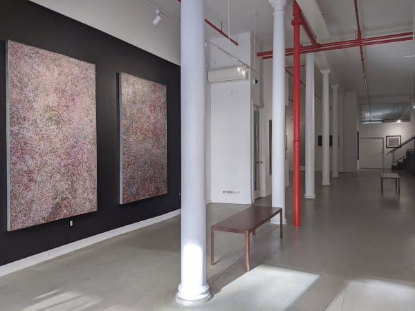 Installation view of James Juthstrom: Imagining the Cosmos at Westwood Gallery NYC 2020