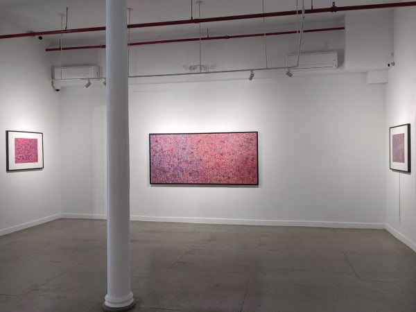 Installation view of James Juthstrom: Imagining the Cosmos at Westwood Gallery NYC 2020