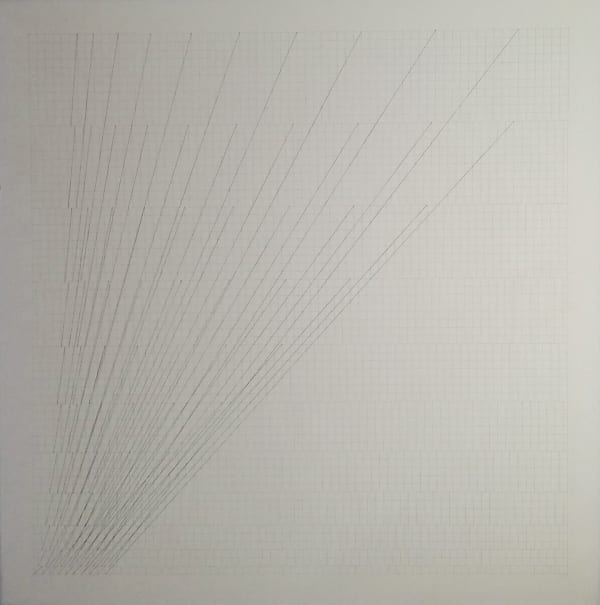 a light architectural pencil drawing on paper