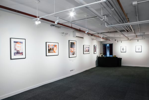 Installation view of 2018 exhibition Bob Adelman: New York Artists at Westwood Gallery NYC