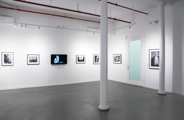 Installation view of 2018 exhibition Bob Adelman: New York Artists at Westwood Gallery NYC