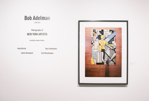 Installation view of 2018 exhibition Bob Adelman: New York Artists at Westwood Gallery NYC