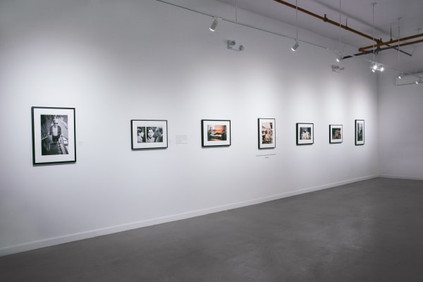 Installation view of 2018 exhibition Bob Adelman: New York Artists at Westwood Gallery NYC