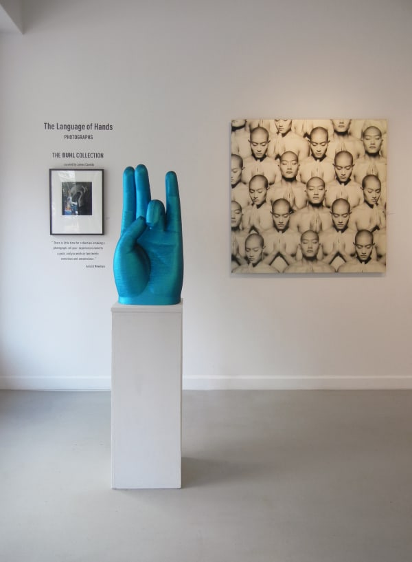 Installation View of 2017 exhibition The Language of Hands: Photographs from the Buhl Collection at Westwood Gallery NYC